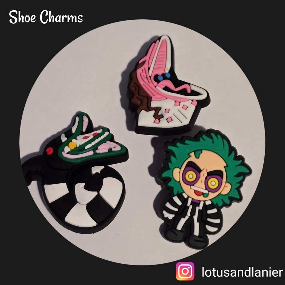 Shoe Charms Beetlejuice Set Of 3
